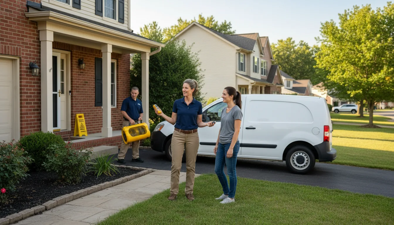 Water restoration image for Dehumidification And Cleanup Services in Dorothy, NJ